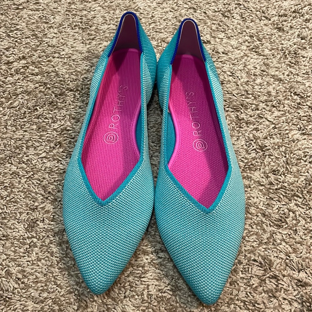 Rothys The Point - Island Blue - Like New